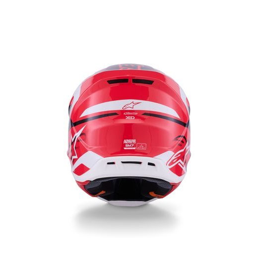PRILBA SM7 DEED, ALPINESTARS (ČERVENÁ/ČERNÁ/BÍLÁ) 2026