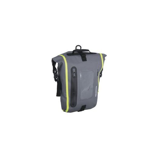 TANKBAG NA MOTOCYKEL AQUA M8, OXFORD (ČIERNY/SIVÝ/ŽLTÝ FLUO, S MAGNETICKÚ ZÁKLADŇOU, OBJEM 8 L)