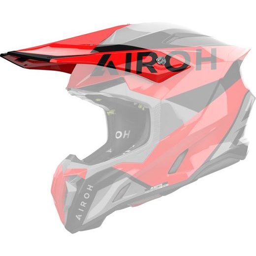 KŠILT PRO PŘILBU TWIST 3, AIROH (KING - ČERVENÝ LESKLÝ)