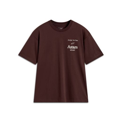 ALPINESTARS POST OVERSIZED CSF – VOĽNOČASOVÉ MOTO TRIČKO (HNEDÁ)
