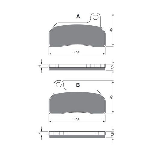 BRZDOVÉ OBLOŽENIE GOLDFREN 259 S33 STREET