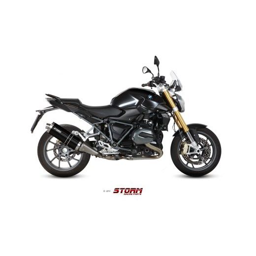 KONCOVKA VÝFUKU STORM OVAL B.026.LX2B OCEĽOVO ČIERNA