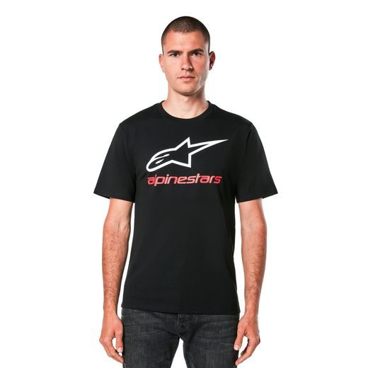 ALPINESTARS ALWAYS 2.0 CSF – VOĽNOČASOVÉ MOTO TRIČKO (ČIERNA/BIELA/ČERVENÁ)