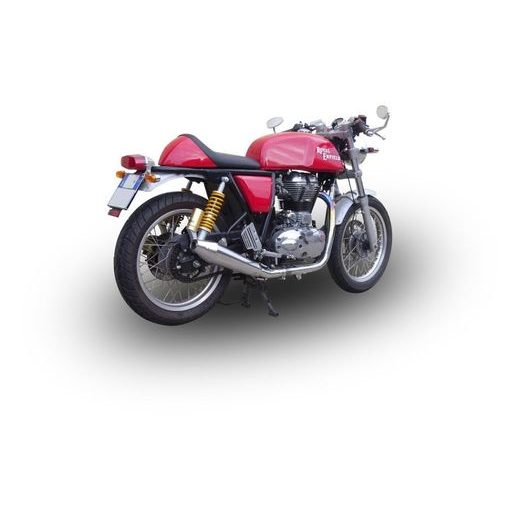 SLIP-ON EXHAUST GPR VINTACONE ROY.1.RACE.VIC BRUSHED STAINLESS STEEL INCLUDING LINK PIPE
