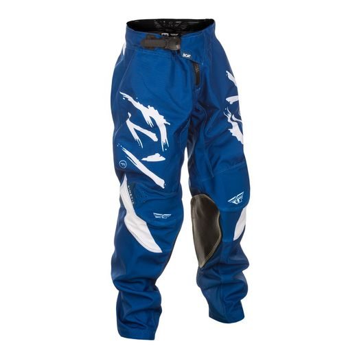 NOHAVICE KINETIC STOKE, FLY RACING - USA 2025 DETSKÉ (MODRÁ/BÍLÁ)