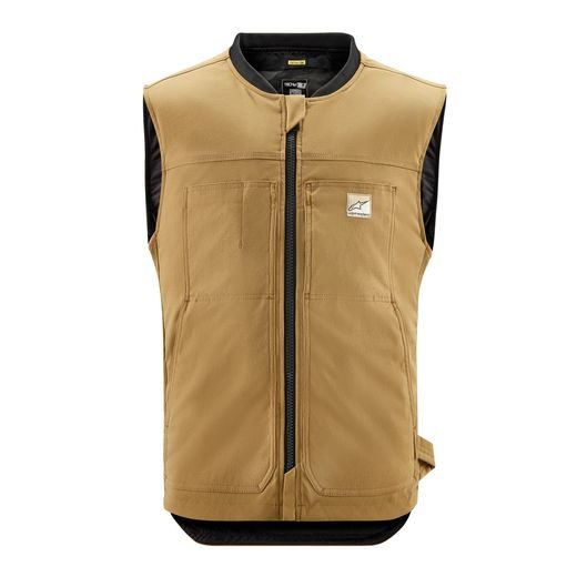 ALPINESTARS AIRBAGOVÁ VESTA TECH-AIR®3 CANVAS SYSTÉM – AIRBAGOVÝ SYSTÉM NA MOTORKU (BÉŽOVÁ) 2025