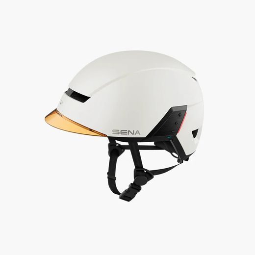 CYKLO PRILBA S HEADSETOM U1, SENA (MATNÁ BIELA)