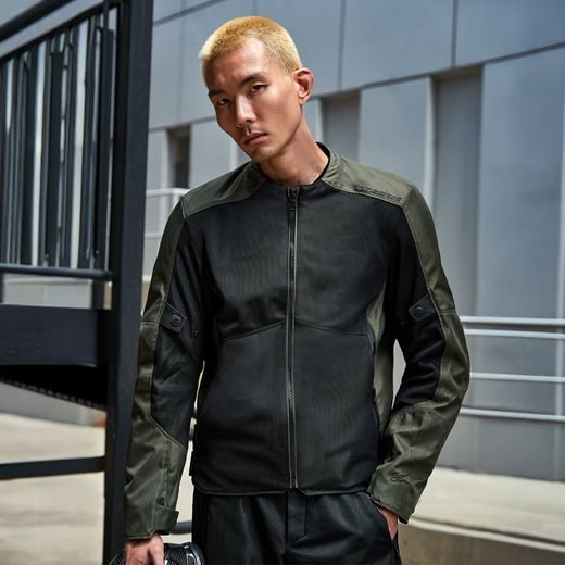ALPINESTARS C-1 AIR – MOTOCYKLOVÁ BUNDA NA CESTNÚ JAZDU (ČIERNA/KHAKI) 2025