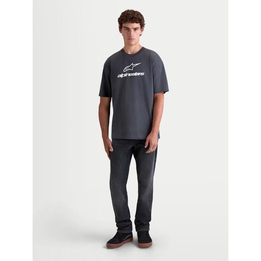 ALPINESTARS PRELUDE OVERSIZED CSF – VOĽNOČASOVÉ MOTO TRIČKO (TMAVO SIVÁ)