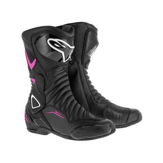 TOPÁNKY STELLA S-MX 6 2022, ALPINESTARS, DÁMSKE (ČERNÉ/FIALOVÉ/BÍLÉ)