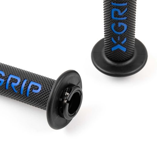 RUKOVÄTE X-GRIP BRAAAAP S OTVORENÝMI KONCAMI – MODRÁ – GASGAS EC 125 (2025) A ĎALŠIE MODELY