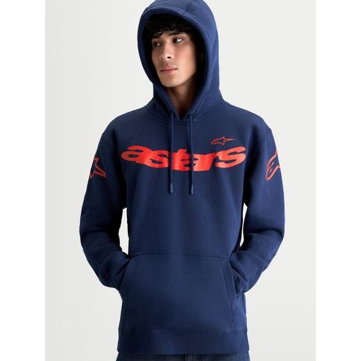 ALPINESTARS VELOCIFIER HOODIE – VOĽNOČASOVÁ MOTO MIKINA (MODRÁ)