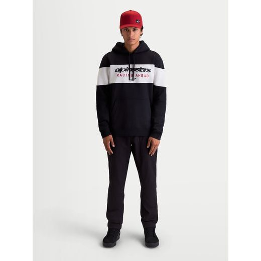 ALPINESTARS CUBIC HOODIE – VOĽNOČASOVÁ MOTO MIKINA (ČIERNA/SIVÁ)