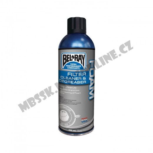 ČISTIČ FILTROV BEL-RAY FOAM FILTER CLEANER & DEGREASER (400 ML SPREJ)