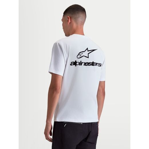 ALPINESTARS COMBO BACK CSF – VOĽNOČASOVÉ MOTO TRIČKO (BIELA/ČIERNA)