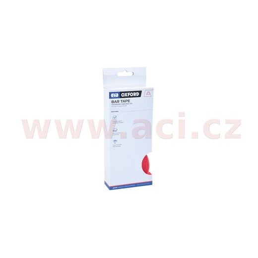 OMOTÁVKA ŘÍDÍTEK PERFORMANCE VČ. ŠPUNTŮ A KONCOVÉ PÁSKY, OXFORD (ČERVENÁ, DÉLKA JEDNÉ ROLE 2M, ŠÍŘKA 30 MM, TL. 2 MM)