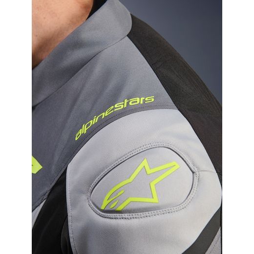 ALPINESTARS T-JAWS V4 WATERPROOF – MOTOCYKLOVÁ BUNDA NA CESTNÚ JAZDU (ČIERNA/SVETLO SIVÁ/SIVÁ) 2026