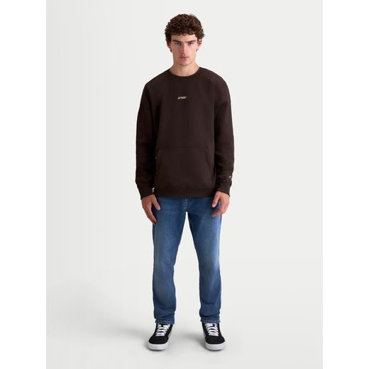ALPINESTARS GUISE OVERSIZED CREW – VOĽNOČASOVÁ MOTO MIKINA (HNEDÁ)