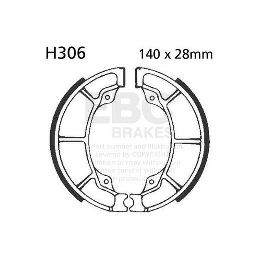 BRZDOVÉ ČEĽUSTE -SADA EBC H306