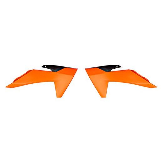 SPOJLERY CHLADIČA KTM, RTECH (ORANŽOVÁ, ČIERNA) OEM FARBA FACTORY EDITION