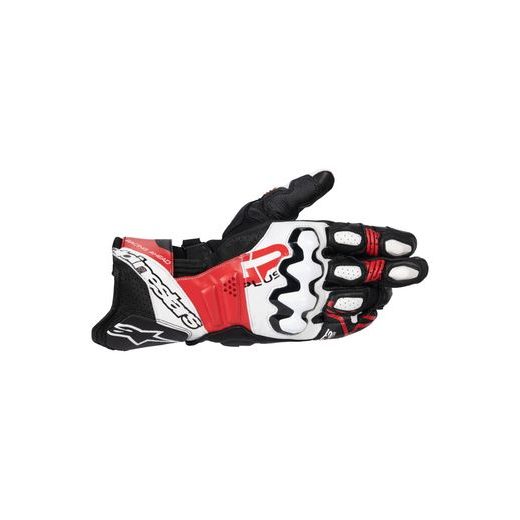 ALPINESTARS GP PLUS R V3 – MOTOCYKLOVÉ RUKAVICE NA CESTNÚ JAZDU (ČIERNA/BIELA/ČERVENÁ) 2025