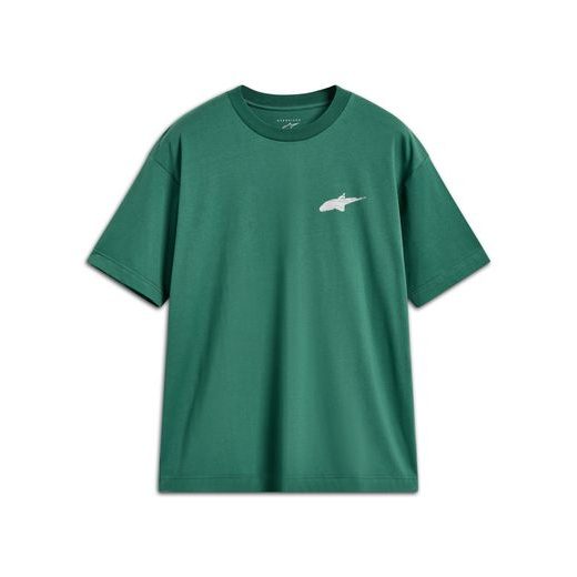 ALPINESTARS CHECKBACK OVERSIZED CSF – VOĽNOČASOVÉ MOTO TRIČKO (ZELENÁ)