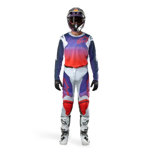 DRES RACER HOEN, ALPINESTARS (ŠEDÁ/MODRÁ/ORANŽOVÁ) 2024