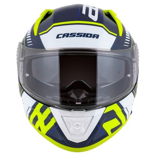 PRILBA AERO DROME, CASSIDA (MODRÁ/ŽLUTÁ FLUO/SVĚTLE MODRÁ/BÍLÁ) 2023