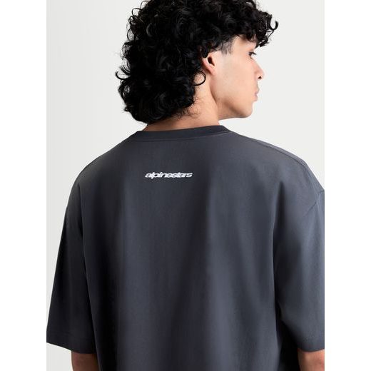 ALPINESTARS MANDATE OVERSIZED CSF – VOĽNOČASOVÉ MOTO TRIČKO (TMAVO SIVÁ)
