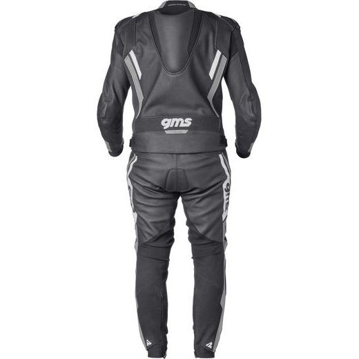 2PCS LEATHER SUIT GMS GR-1 ZG70000 ČIERNO-ŠEDO-BIELA 110H