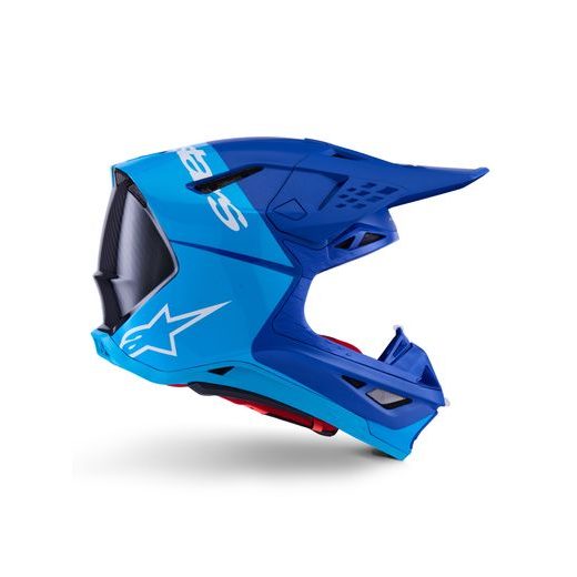 PRILBA SUPERTECH S-M10 FLOOD, ALPINESTARS (MODRÁ PERLEŤ/SVĚTLE MODRÁ/ČERNÁ/CARBON/MATNÁ/LESKLÁ) 2026