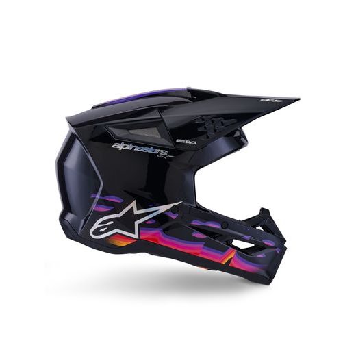 PRILBA S-M3 FORCE, ALPINESTARS (ČERNÁ/ŽLUTÁ/ČERVENÁ/BÍLÁ) 2026