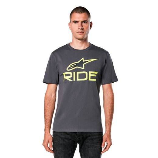 ALPINESTARS RIDE 4.0 CSF – VOĽNOČASOVÉ MOTO TRIČKO (SIVÁ/ŽLTÁ/ČIERNA)