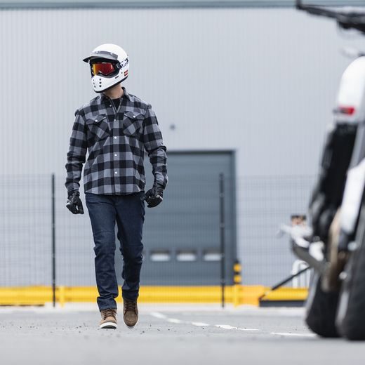 KALHOTY ORIGINAL APPROVED JEANS AA VOLNÝ STŘIH, OXFORD, PÁNSKÉ (TMAVĚ MODRÁ INDIGO)