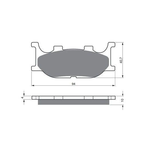 BRZDOVÉ OBLOŽENIE GOLDFREN 099 AD