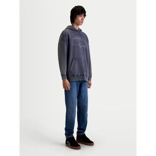 ALPINESTARS INFINITE WASHED OVERSIZED HOODIE – VOĽNOČASOVÁ MOTO MIKINA (SEPRANÁ MODRÁ)