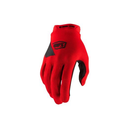 RUKAVICE RIDECAMP, 100% (ČERVENÁ)