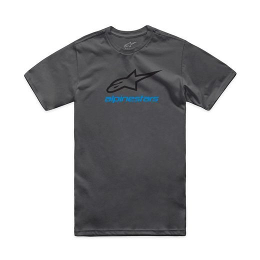 ALPINESTARS ALWAYS 2.0 CSF – VOĽNOČASOVÉ MOTO TRIČKO (SIVÁ/ČIERNA/MODRÁ)