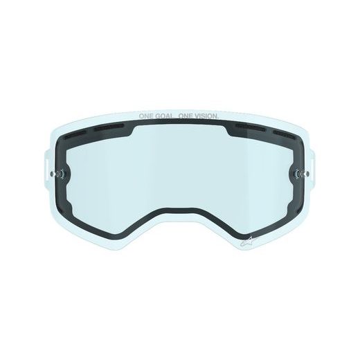 ALPINESTARS PLEXI PRE OKULIARE SUPERTECH – NÁHRADNÉ SKLO (PLEXI) NA MOTOKROSOVÉ OKULIARE (DVOJITÉ ANTIFOG MODRÉ)