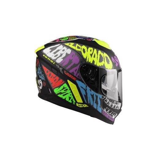 PRILBA RAFALE MEXICANA, LAZER - BELGICKO, ČERNÁ/MULTI