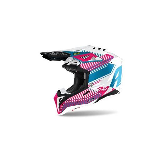 PRILBA AVIATOR 3.0 WAVE, AIROH (RÚŽOVÁ/CHRÓM) 2022