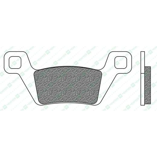 BRZDOVÉ DOŠTIČKY, NEWFREN (ZMES OFF ROAD ATV SINTERED) 2 KS V BALENÍ