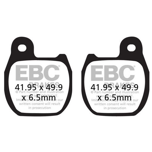 BRZDOVÉ OBLOŽENIE EBC FA624TT