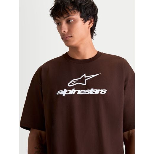 ALPINESTARS PRELUDE OVERSIZED CSF – VOĽNOČASOVÉ MOTO TRIČKO (HNEDÁ)