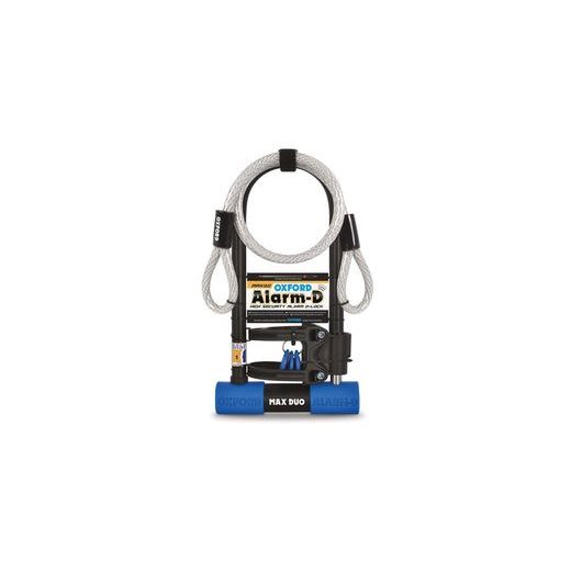 ZÁMOK U PROFIL ALARM-D MAX DUO, OXFORD (INTEGROVANÝ ALARM, 306 MM X 173 MM, PRIEMER ČAPU 14 MM)