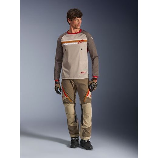 ALPINESTARS MAXDURA DUAL – MOTOKROSOVÝ DRES NA MX A ENDURO (HNEDÁ/ORANŽOVÁ) 2026