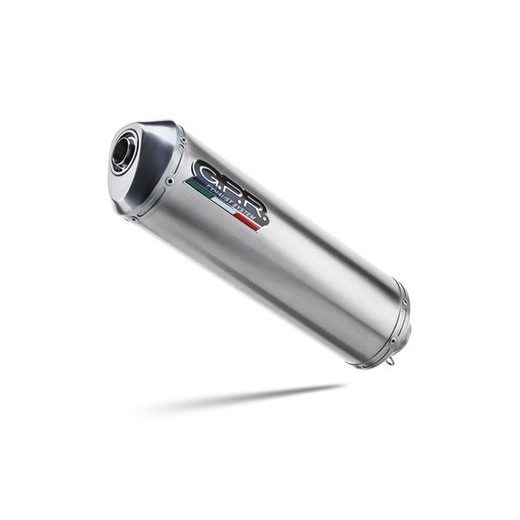 KONCOVKA VÝFUKU SLIP-ON GPR SATINOX E4.BM.102.SAT BRUSHED STAINLESS STEEL INCLUDING REMOVABLE DB KILLER AND LINK PIPE