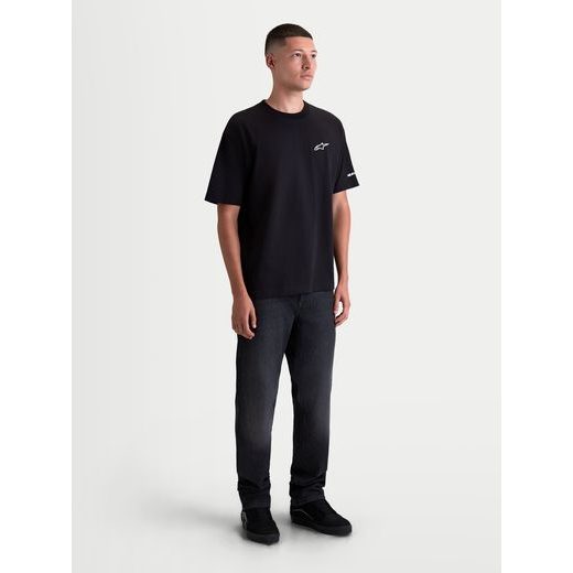 ALPINESTARS MANDATE OVERSIZED CSF – VOĽNOČASOVÉ MOTO TRIČKO (ČIERNA)