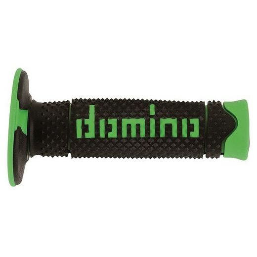 GRIPY A260 (OFFROAD) DĹŽKA 120 MM, DOMINO (ČIERNO-ZELENÉ)