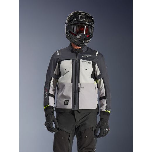 ALPINESTARS CUSCO DRYSTAR – MOTOCYKLOVÁ BUNDA NA CESTNÚ JAZDU (SVETLO SIVÁ/SVETLO MODRÁ/TMAVO MODRÁ) 2026